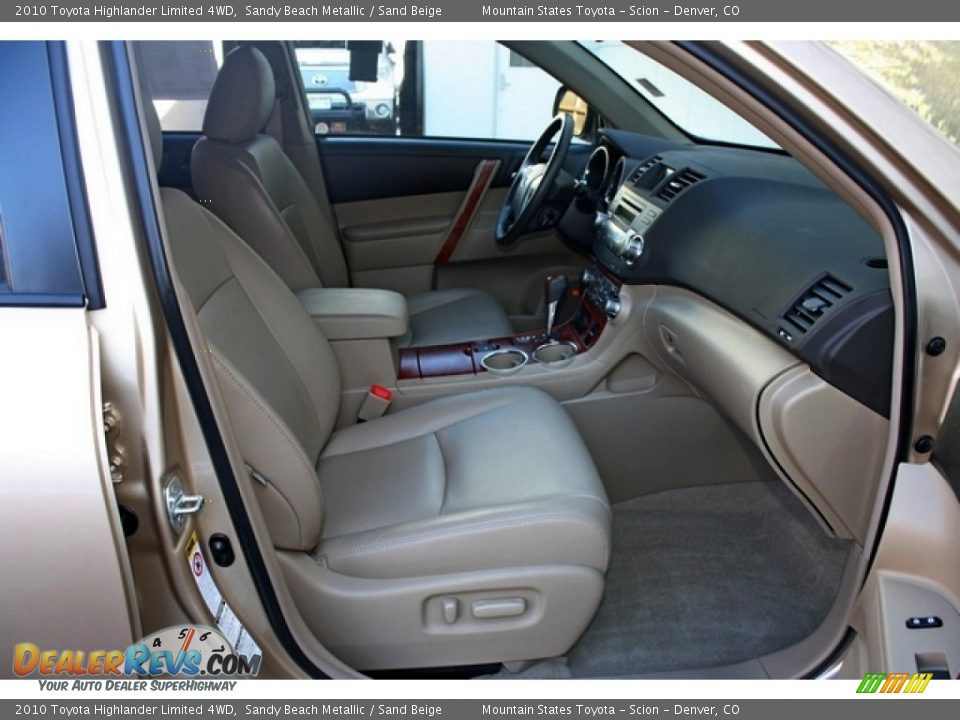 2010 Toyota Highlander Limited 4WD Sandy Beach Metallic / Sand Beige Photo #16