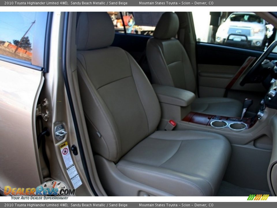 2010 Toyota Highlander Limited 4WD Sandy Beach Metallic / Sand Beige Photo #17