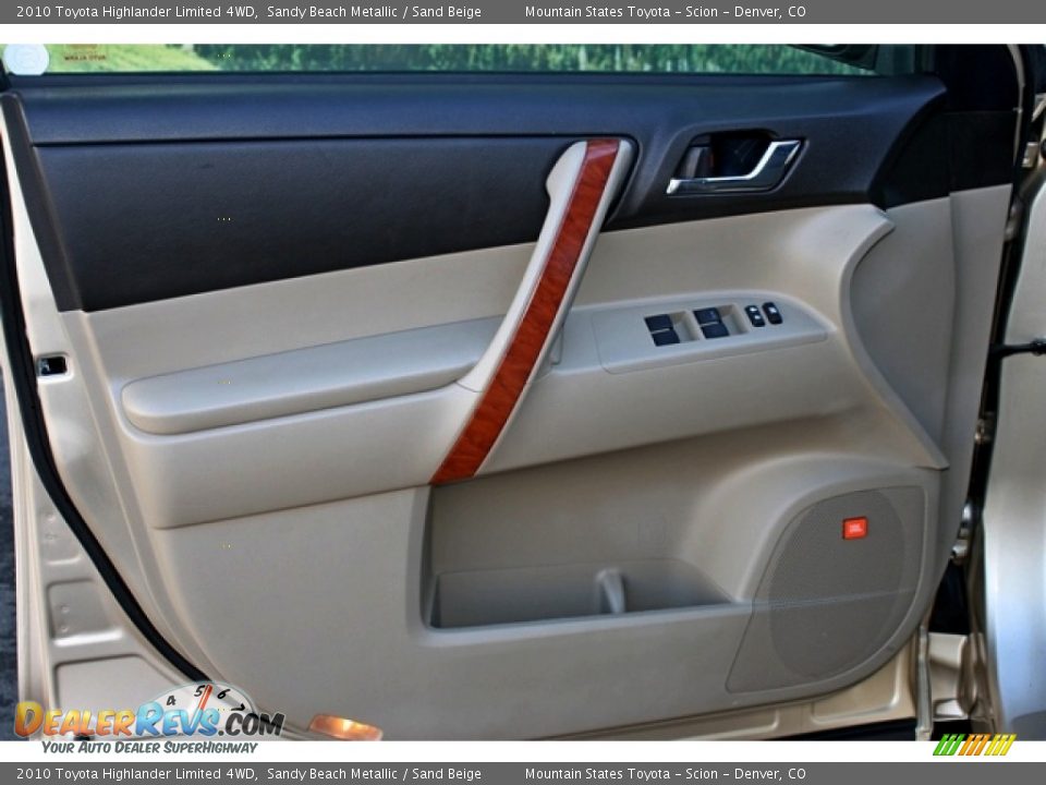 2010 Toyota Highlander Limited 4WD Sandy Beach Metallic / Sand Beige Photo #23