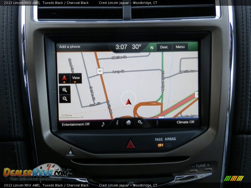 2013 Lincoln MKX AWD Tuxedo Black / Charcoal Black Photo #15
