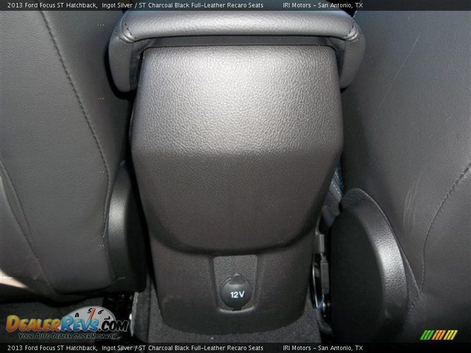 2013 Ford Focus ST Hatchback Ingot Silver / ST Charcoal Black Full-Leather Recaro Seats Photo #17