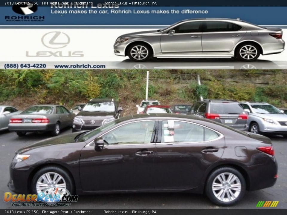 2013 Lexus ES 350 Fire Agate Pearl / Parchment Photo #1