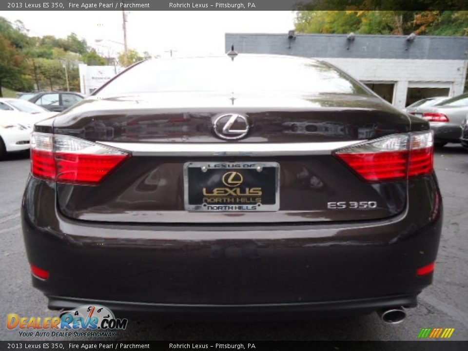 2013 Lexus ES 350 Fire Agate Pearl / Parchment Photo #3