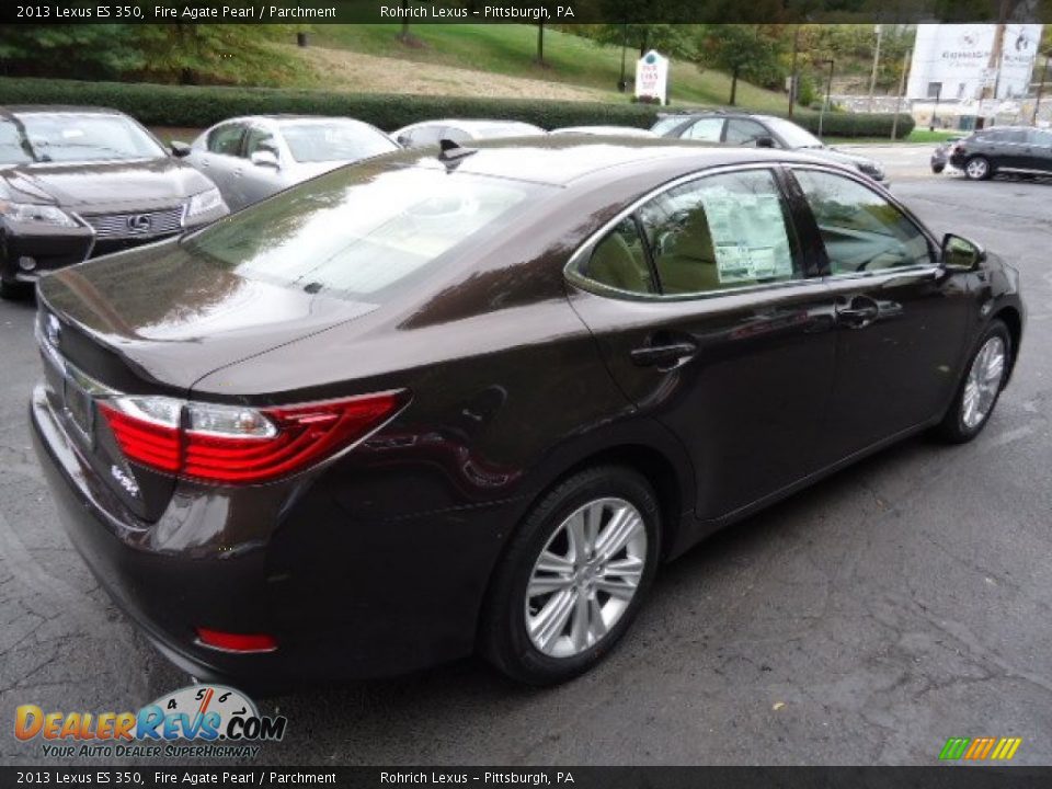 2013 Lexus ES 350 Fire Agate Pearl / Parchment Photo #4