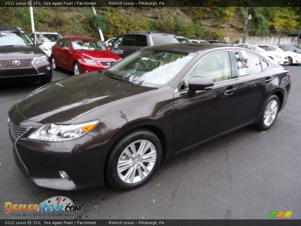 2013 Lexus ES 350 Fire Agate Pearl / Parchment Photo #6