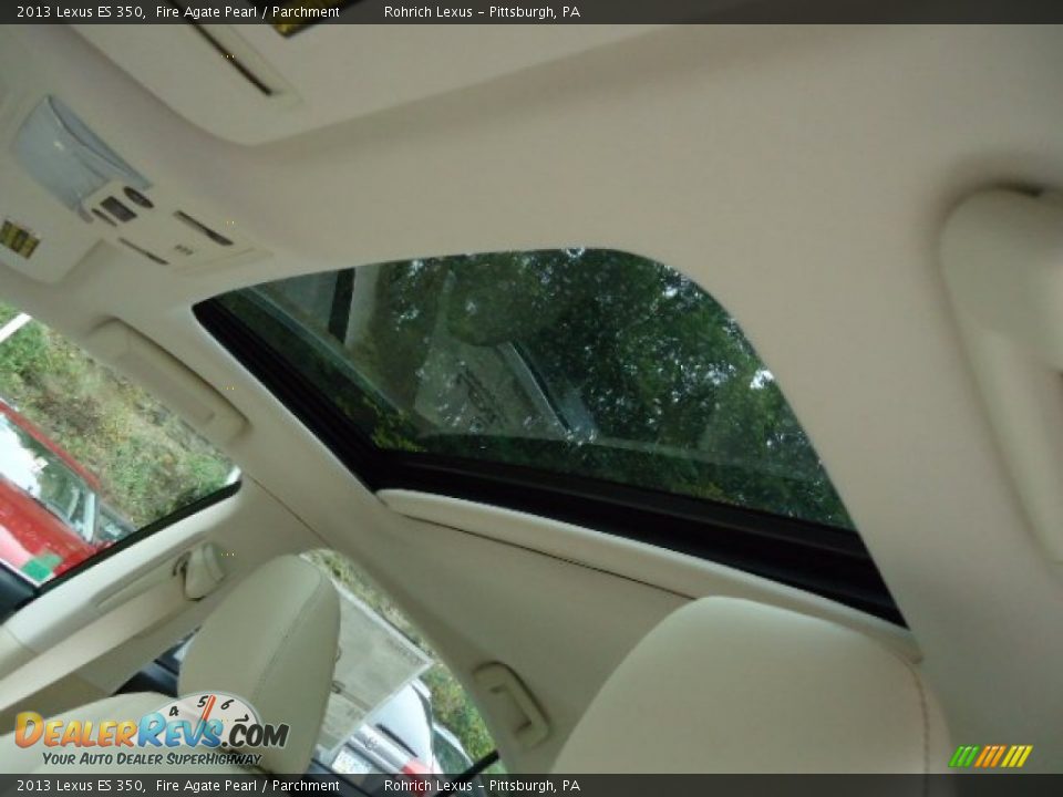 2013 Lexus ES 350 Fire Agate Pearl / Parchment Photo #14