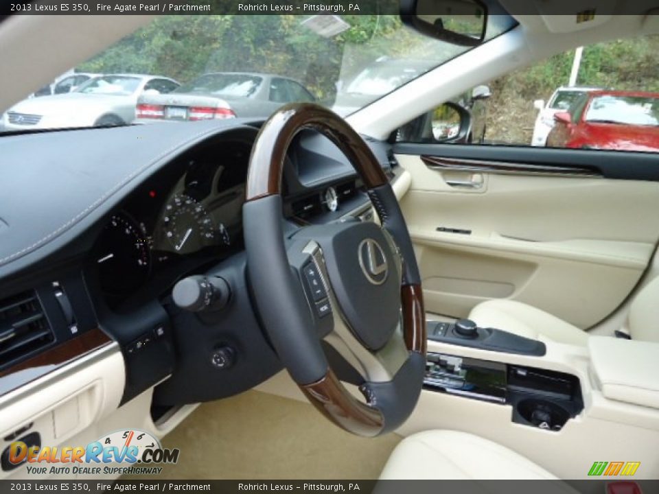 2013 Lexus ES 350 Fire Agate Pearl / Parchment Photo #15