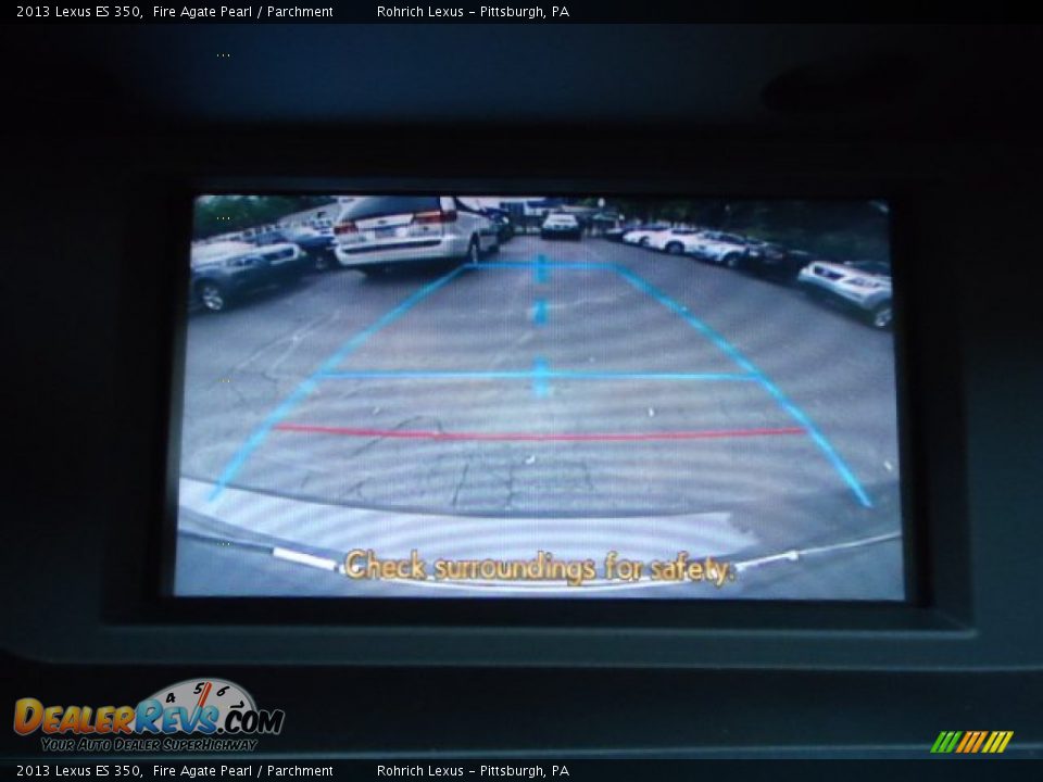 2013 Lexus ES 350 Fire Agate Pearl / Parchment Photo #17