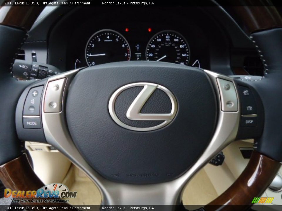 2013 Lexus ES 350 Fire Agate Pearl / Parchment Photo #18