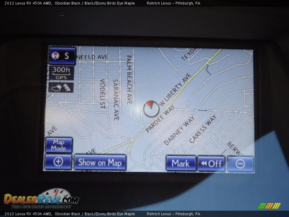 2013 Lexus RX 450h AWD Obsidian Black / Black/Ebony Birds Eye Maple Photo #17