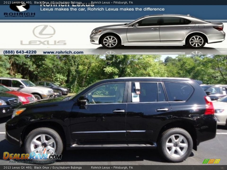 2013 Lexus GX 460 Black Onyx / Ecru/Auburn Bubinga Photo #1