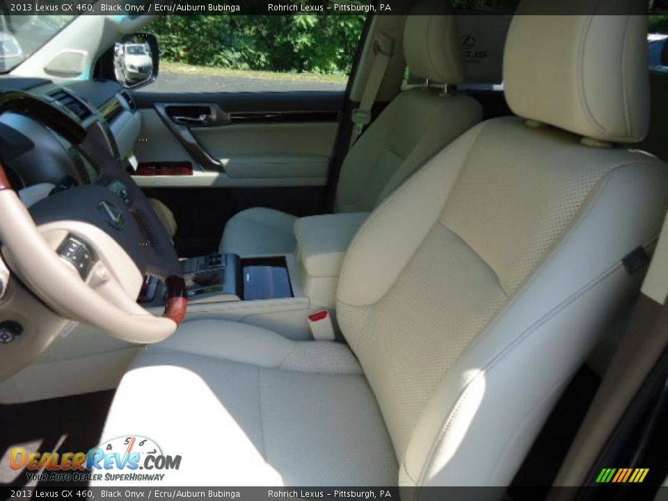 2013 Lexus GX 460 Black Onyx / Ecru/Auburn Bubinga Photo #10