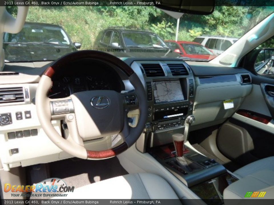 2013 Lexus GX 460 Black Onyx / Ecru/Auburn Bubinga Photo #12