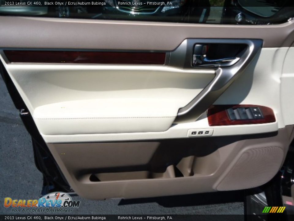 2013 Lexus GX 460 Black Onyx / Ecru/Auburn Bubinga Photo #14