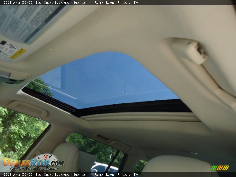 2013 Lexus GX 460 Black Onyx / Ecru/Auburn Bubinga Photo #15