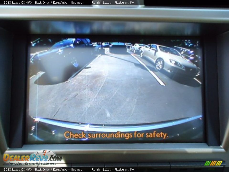 2013 Lexus GX 460 Black Onyx / Ecru/Auburn Bubinga Photo #18