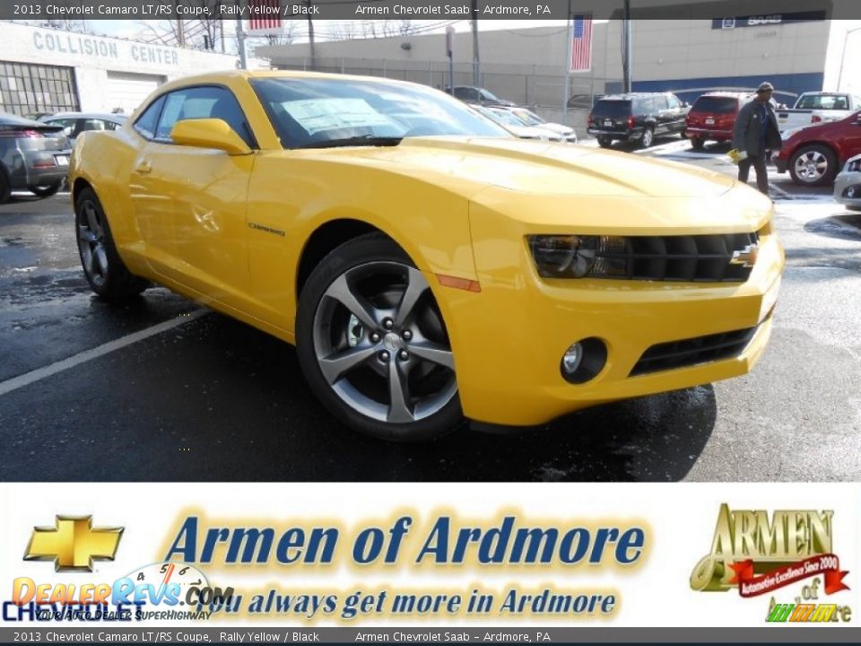 2013 Chevrolet Camaro LT/RS Coupe Rally Yellow / Black Photo #1
