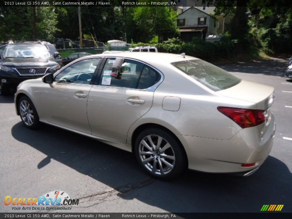 2013 Lexus GS 350 AWD Satin Cashmere Metallic / Flaxen Photo #2