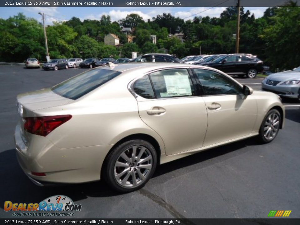 2013 Lexus GS 350 AWD Satin Cashmere Metallic / Flaxen Photo #4