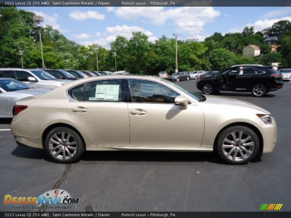 2013 Lexus GS 350 AWD Satin Cashmere Metallic / Flaxen Photo #5