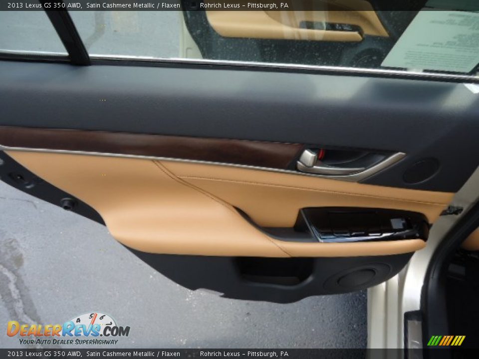 2013 Lexus GS 350 AWD Satin Cashmere Metallic / Flaxen Photo #13