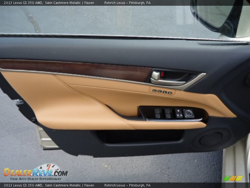 2013 Lexus GS 350 AWD Satin Cashmere Metallic / Flaxen Photo #14
