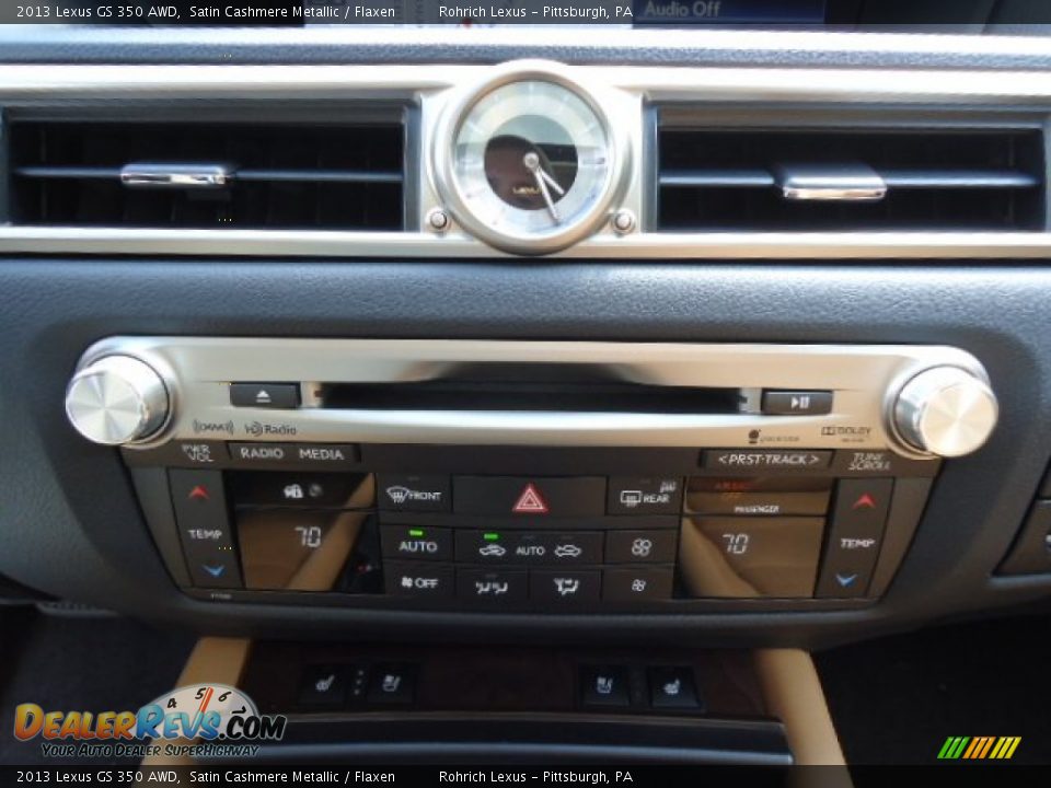 2013 Lexus GS 350 AWD Satin Cashmere Metallic / Flaxen Photo #19