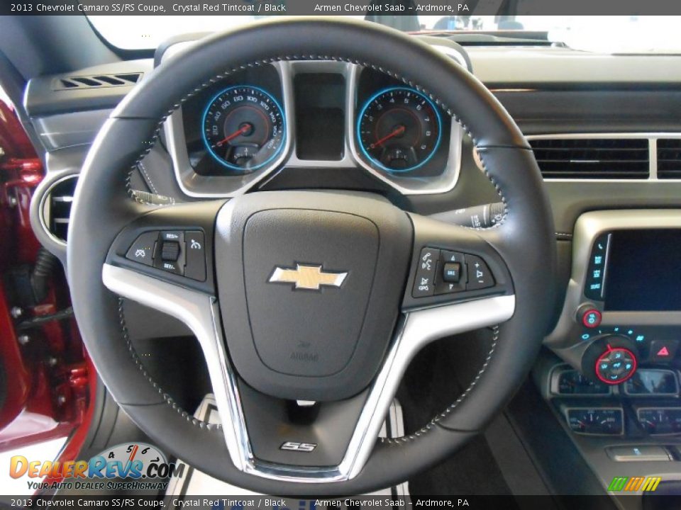 2013 Chevrolet Camaro SS/RS Coupe Crystal Red Tintcoat / Black Photo #14
