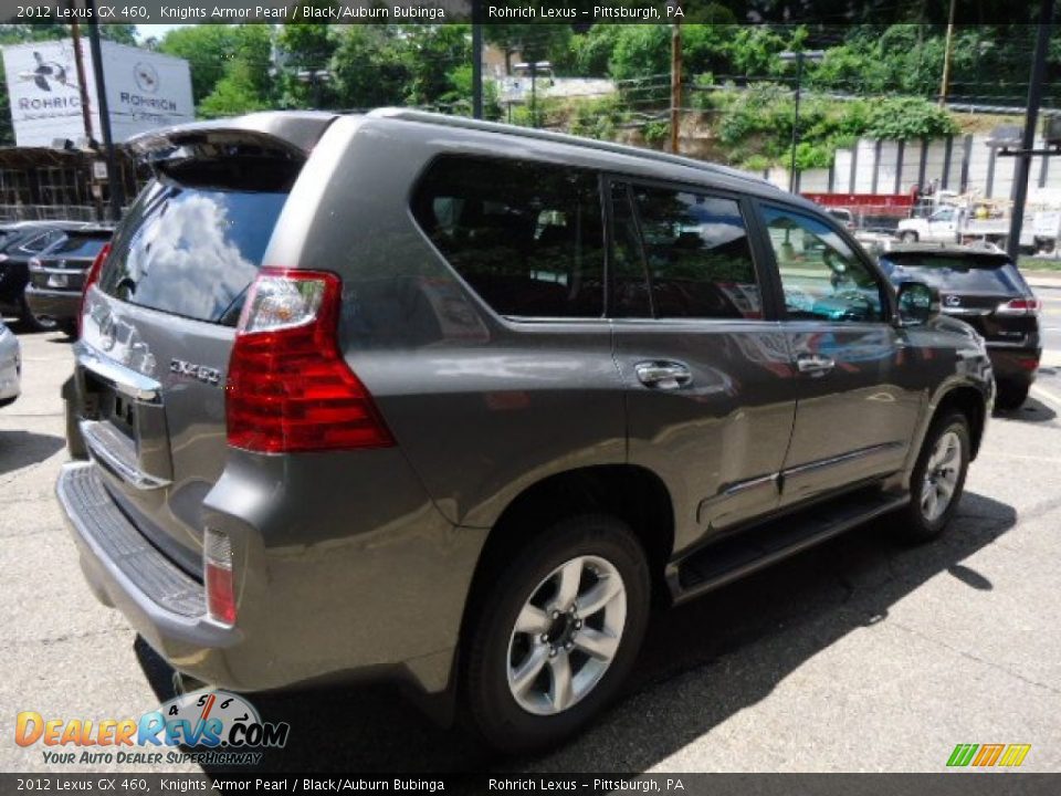 2012 Lexus GX 460 Knights Armor Pearl / Black/Auburn Bubinga Photo #4