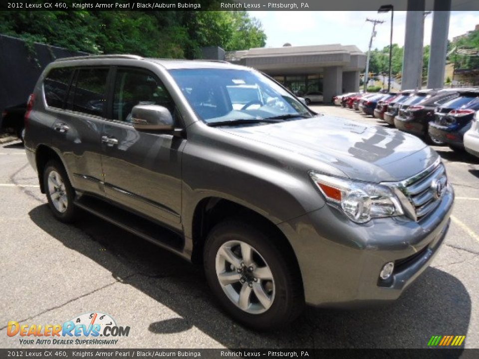 2012 Lexus GX 460 Knights Armor Pearl / Black/Auburn Bubinga Photo #5