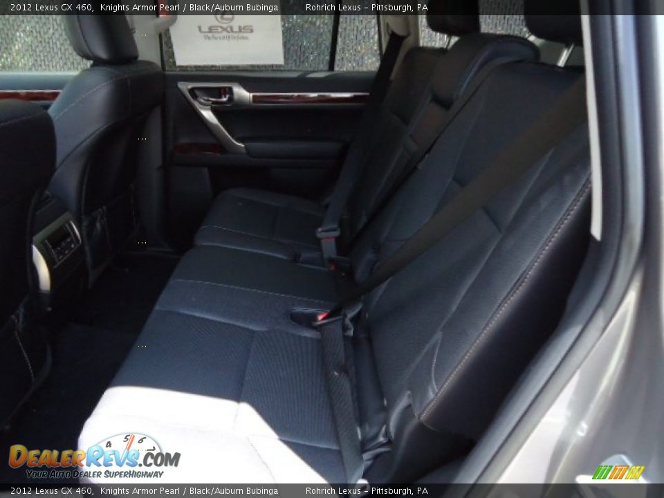 2012 Lexus GX 460 Knights Armor Pearl / Black/Auburn Bubinga Photo #10
