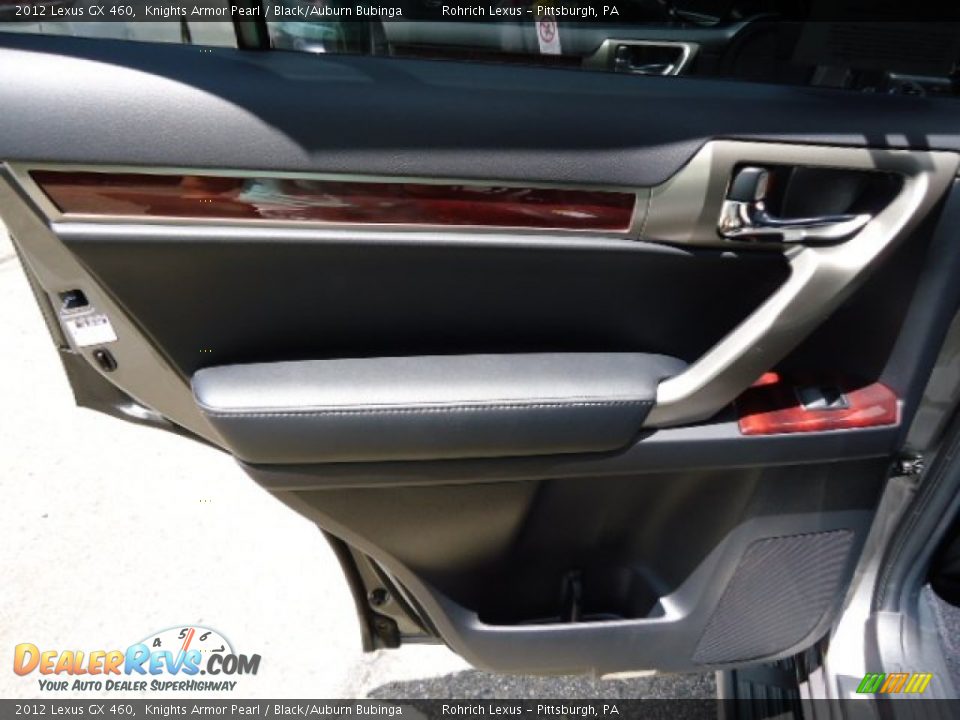 2012 Lexus GX 460 Knights Armor Pearl / Black/Auburn Bubinga Photo #12