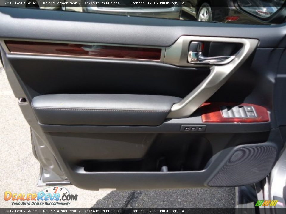 2012 Lexus GX 460 Knights Armor Pearl / Black/Auburn Bubinga Photo #13