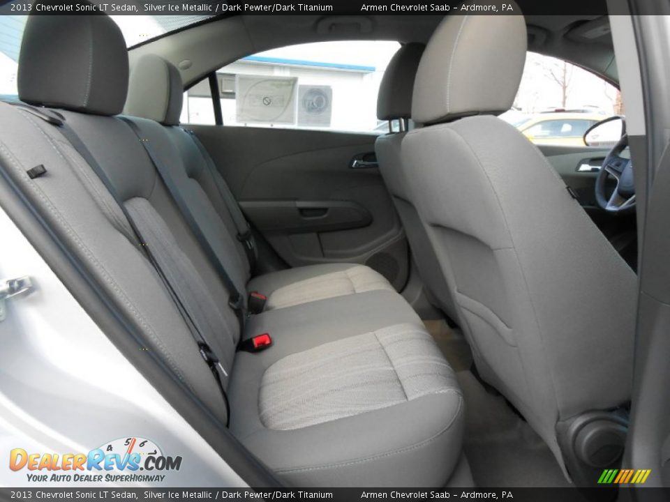 Rear Seat of 2013 Chevrolet Sonic LT Sedan Photo #8