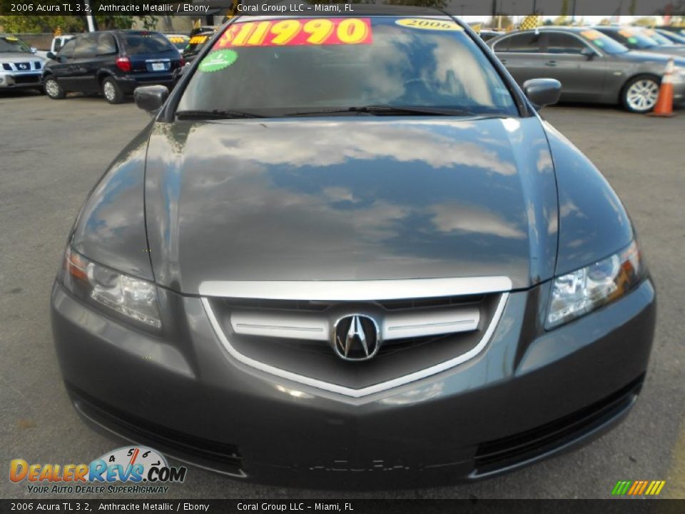 2006 Acura TL 3.2 Anthracite Metallic / Ebony Photo #2