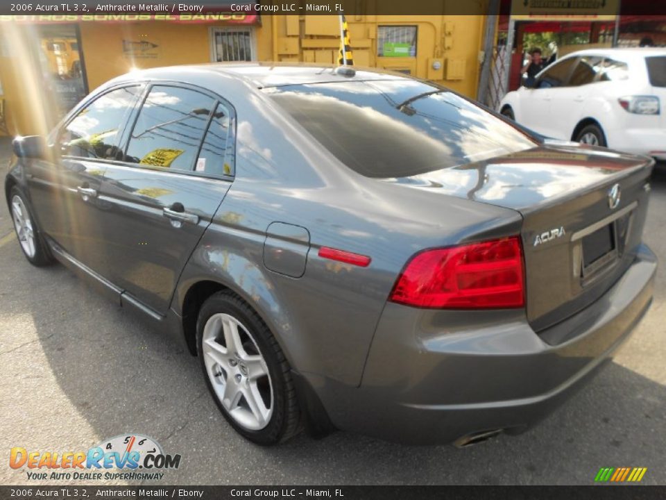 2006 Acura TL 3.2 Anthracite Metallic / Ebony Photo #5