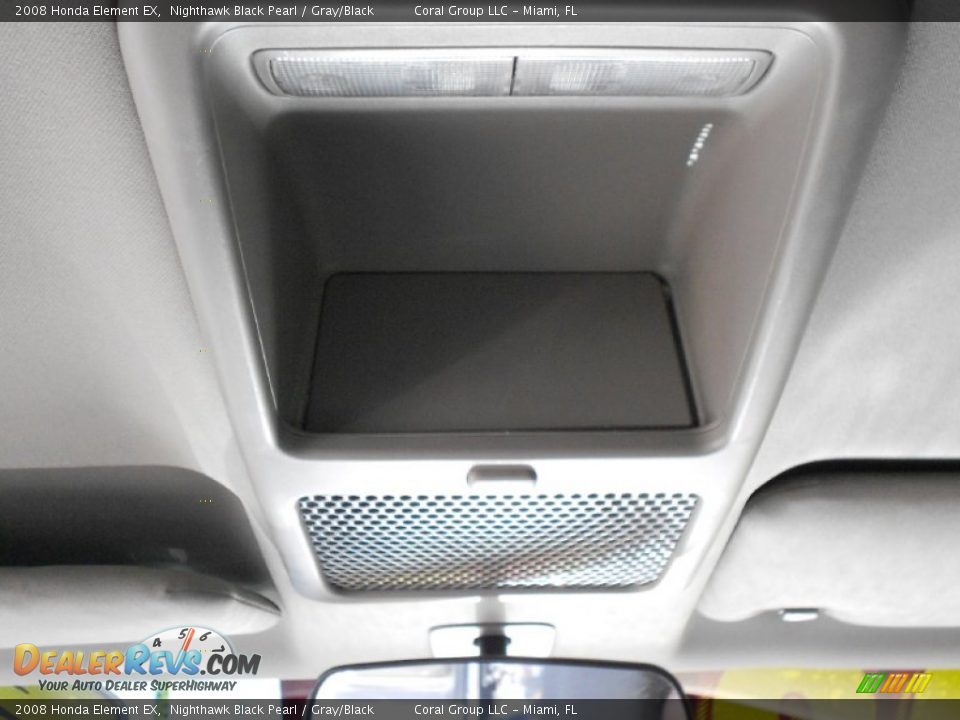 2008 Honda Element EX Nighthawk Black Pearl / Gray/Black Photo #20