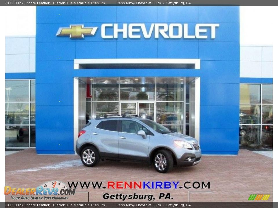 2013 Buick Encore Leather Glacier Blue Metallic / Titanium Photo #1