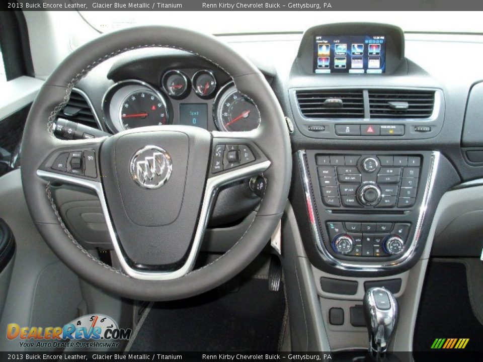 Dashboard of 2013 Buick Encore Leather Photo #7