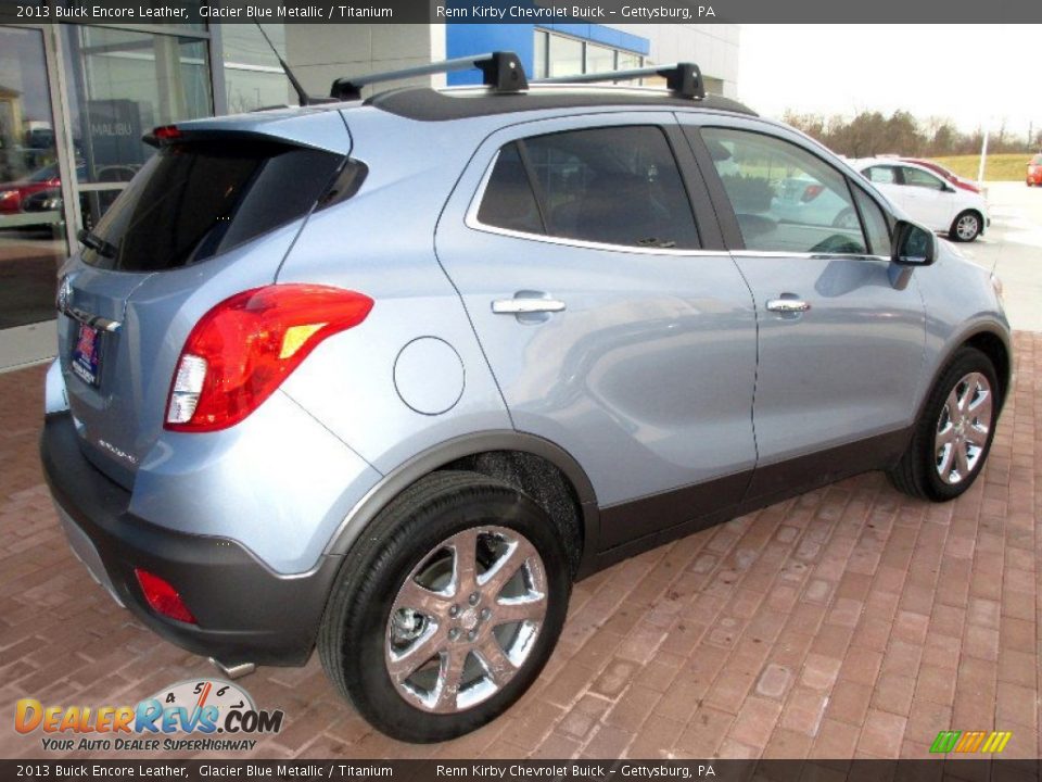 Glacier Blue Metallic 2013 Buick Encore Leather Photo #11