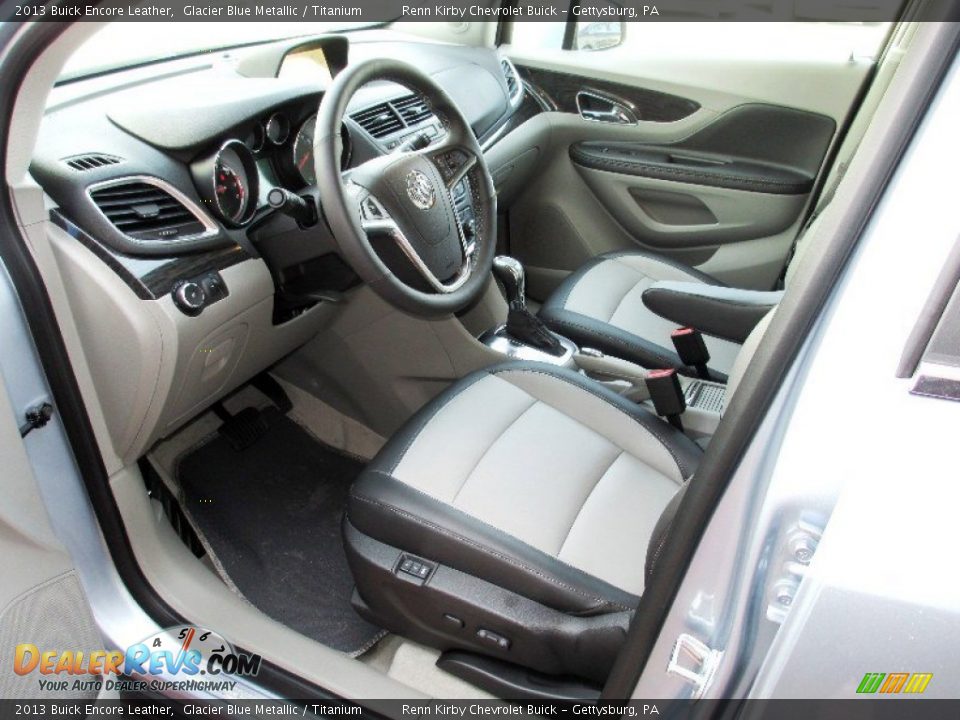 Titanium Interior - 2013 Buick Encore Leather Photo #18
