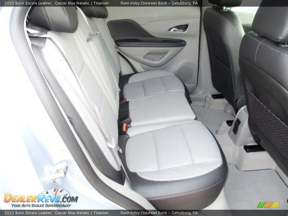 Rear Seat of 2013 Buick Encore Leather Photo #22