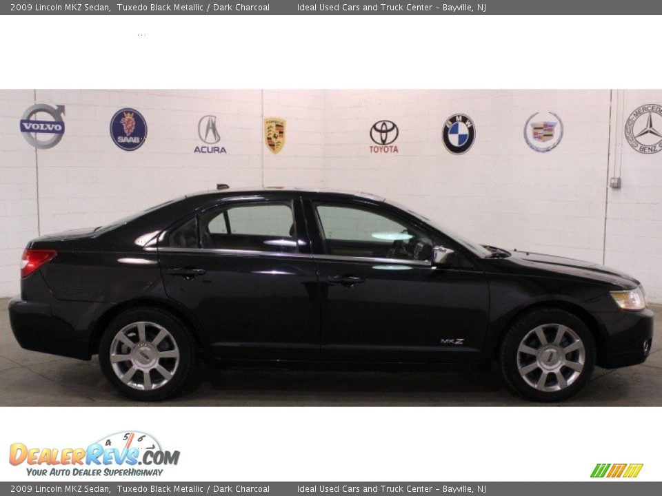 2009 Lincoln MKZ Sedan Tuxedo Black Metallic / Dark Charcoal Photo #7