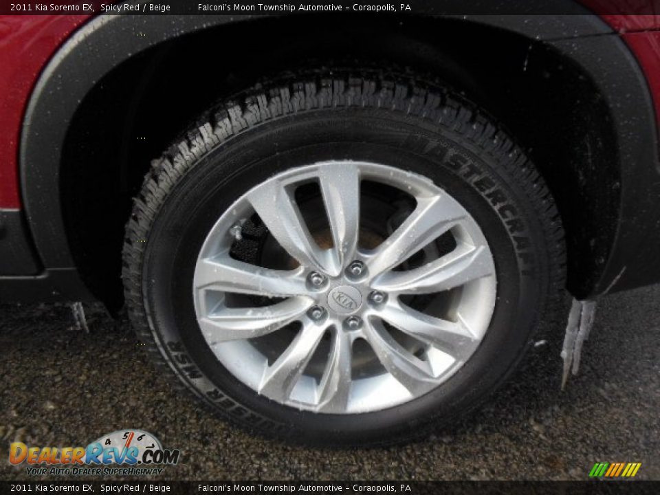 2011 Kia Sorento EX Wheel Photo #8