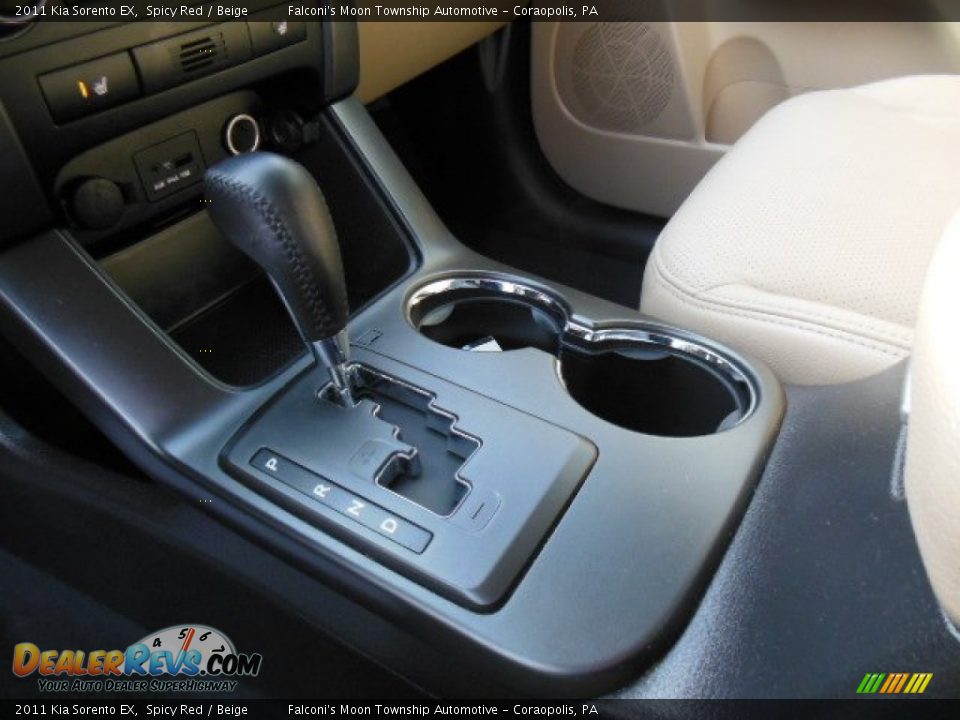 2011 Kia Sorento EX Spicy Red / Beige Photo #16