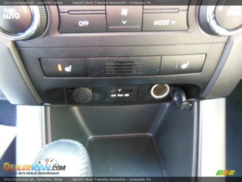 2011 Kia Sorento EX Spicy Red / Beige Photo #17