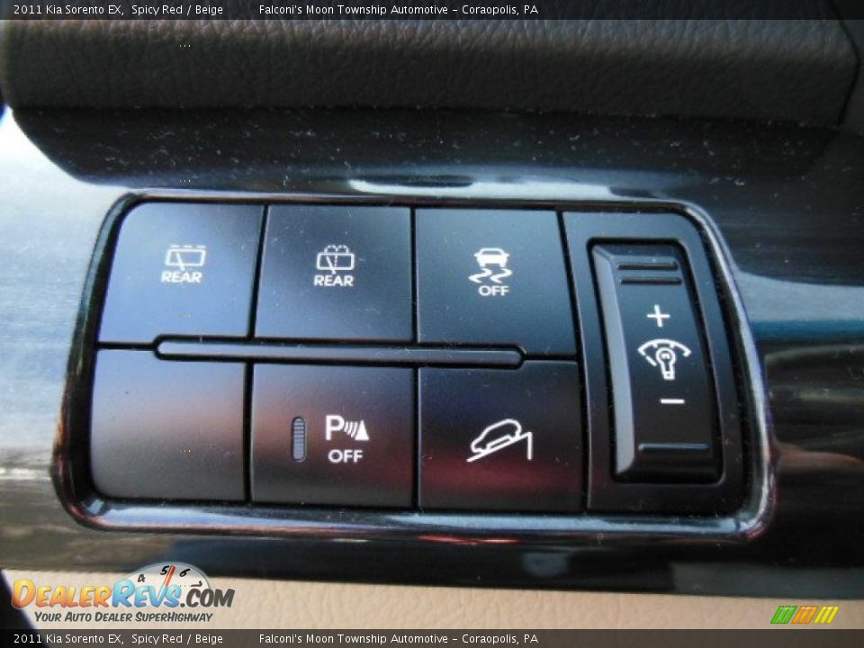 2011 Kia Sorento EX Spicy Red / Beige Photo #22