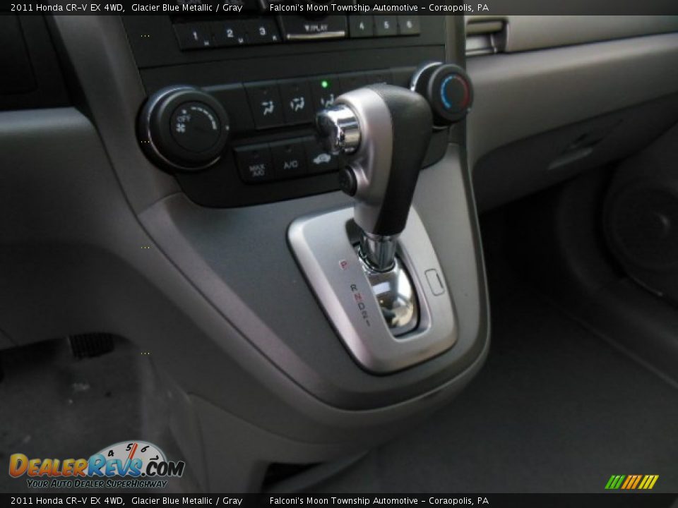 2011 Honda CR-V EX 4WD Glacier Blue Metallic / Gray Photo #20