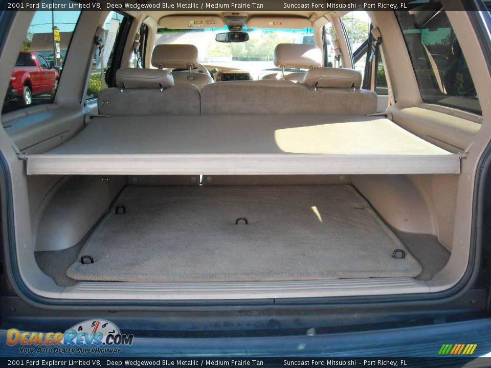2001 Ford Explorer Limited V8 Deep Wedgewood Blue Metallic / Medium Prairie Tan Photo #13