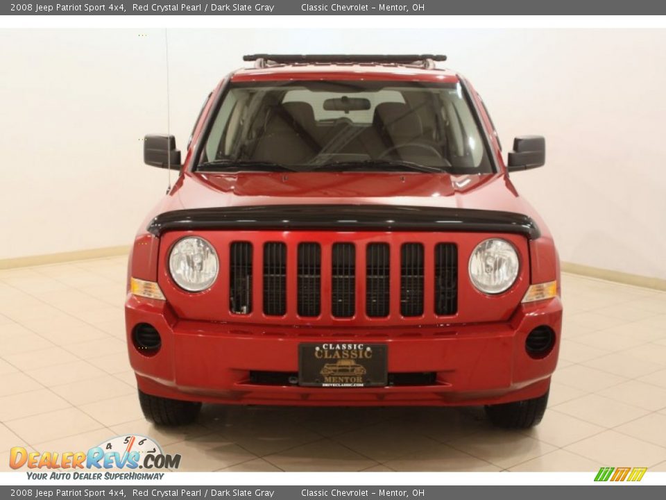2008 Jeep Patriot Sport 4x4 Red Crystal Pearl / Dark Slate Gray Photo #2